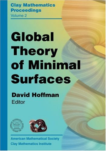 Large book cover: Global Theory Of Minimal Surfaces