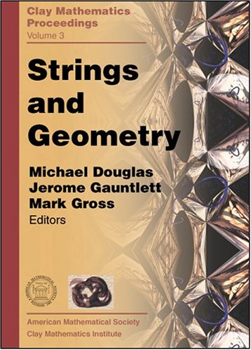 Large book cover: Strings and Geometry