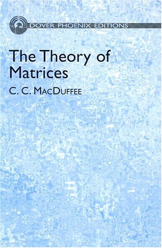 Large book cover: The Theory of Matrices