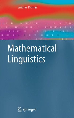 Large book cover: Mathematical Linguistics