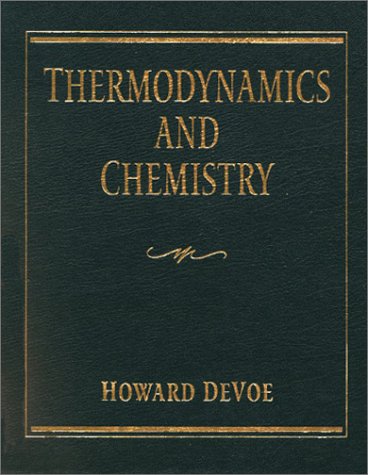 Large book cover: Thermodynamics and Chemistry