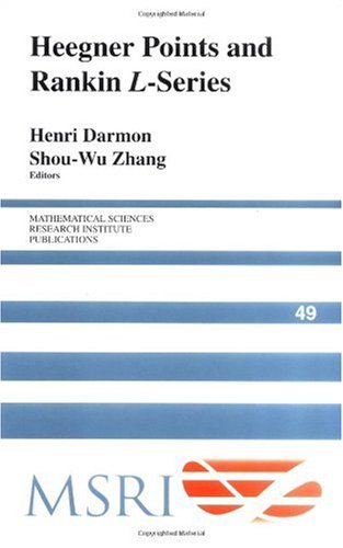 Large book cover: Heegner Points and Rankin L-Series