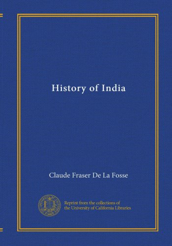 Large book cover: History of India