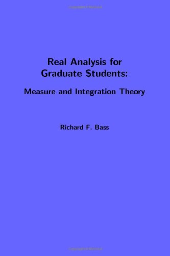 Large book cover: Real Analysis for Graduate Students: Measure and Integration Theory