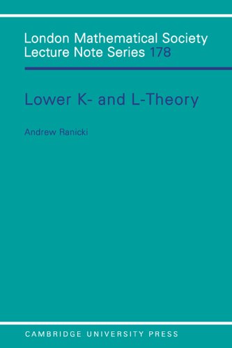 Large book cover: Lower K- and L-theory