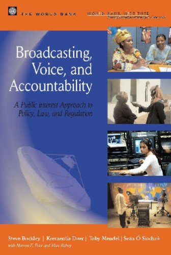 Large book cover: Broadcasting, Voice, and Accountability