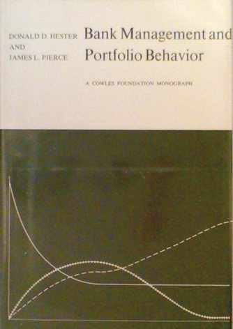 Large book cover: Bank Management and Portfolio Behavior