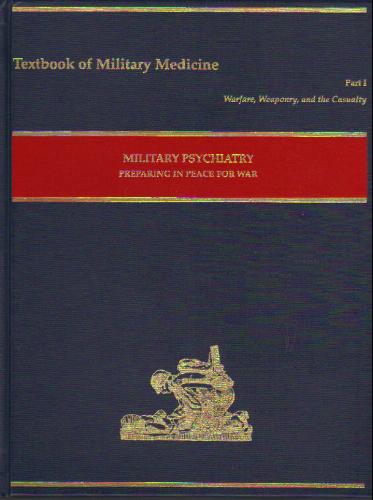 Large book cover: Military Psychiatry: Preparing in Peace for War