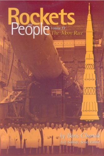 Large book cover: Rockets and People: Volume IV: The Moon Race