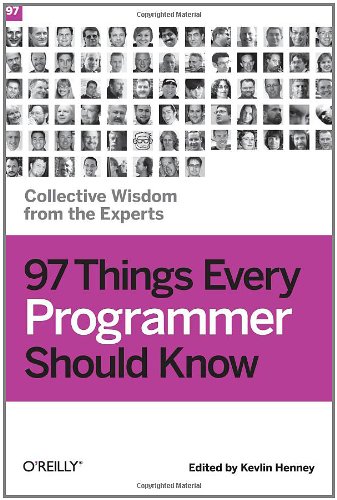 Large book cover: 97 Things Every Programmer Should Know