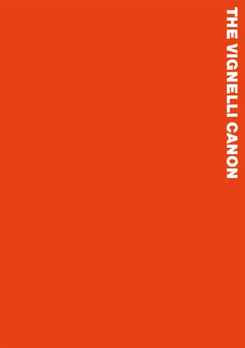Large book cover: The Vignelli Canon