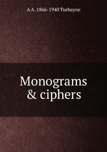 Large book cover: Monograms and Ciphers