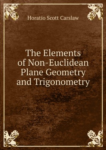 Large book cover: The Elements of Non-Euclidean Plane Geometry and Trigonometry