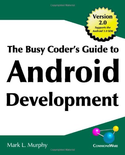 Large book cover: The Busy Coder's Guide to Android Development