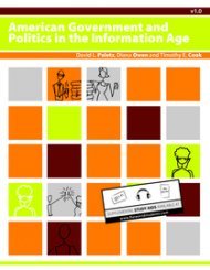 Large book cover: American Government and Politics in the Information Age