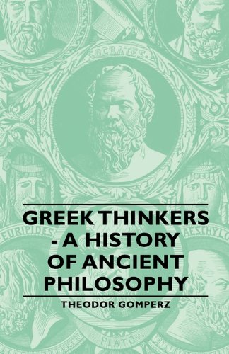 Large book cover: Greek Thinkers: A History of Ancient Philosophy