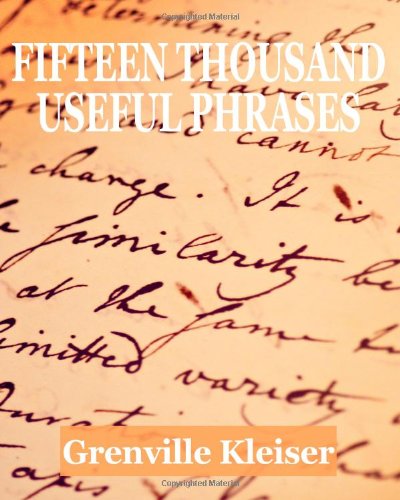 Large book cover: Fifteen Thousand Useful Phrases