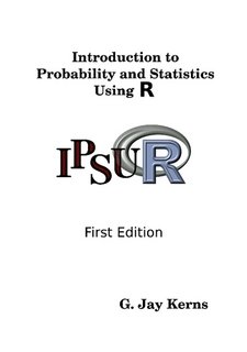 Large book cover: Introduction to Probability and Statistics Using R