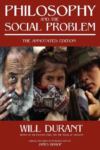 Large book cover: Philosophy and The Social Problem