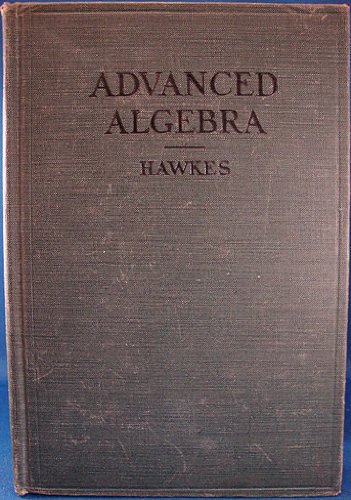 Large book cover: Advanced Algebra