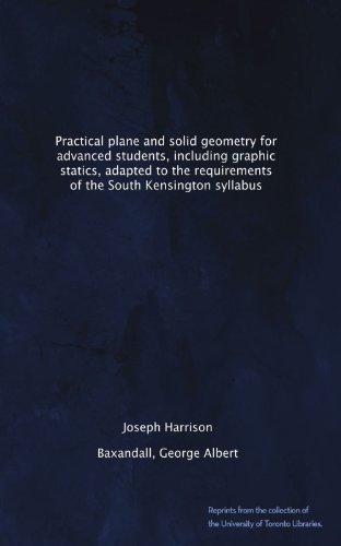 Large book cover: Practical Plane and Solid Geometry for Advanced Students