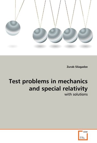 Large book cover: Test Problems in Mechanics and Special Relativity