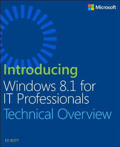 Large book cover: Introducing Windows 8.1 for IT Professionals