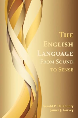 Large book cover: The English Language: From Sound to Sense