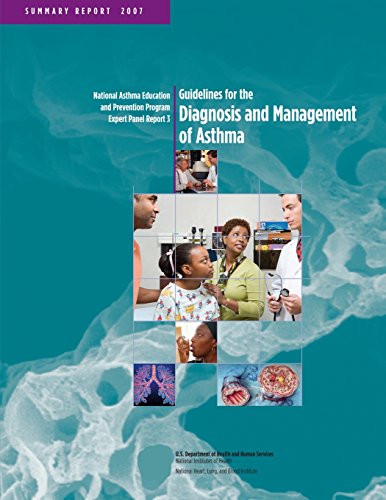 Large book cover: Guidelines for the diagnosis and management of asthma
