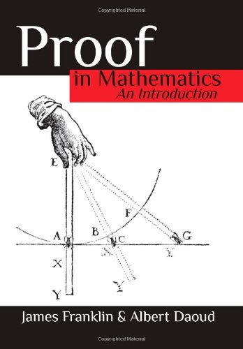 Large book cover: Proof in Mathematics: An Introduction